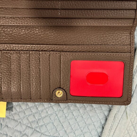 Dooney & Bourke brown/tan wallet - Picture 6 of 6